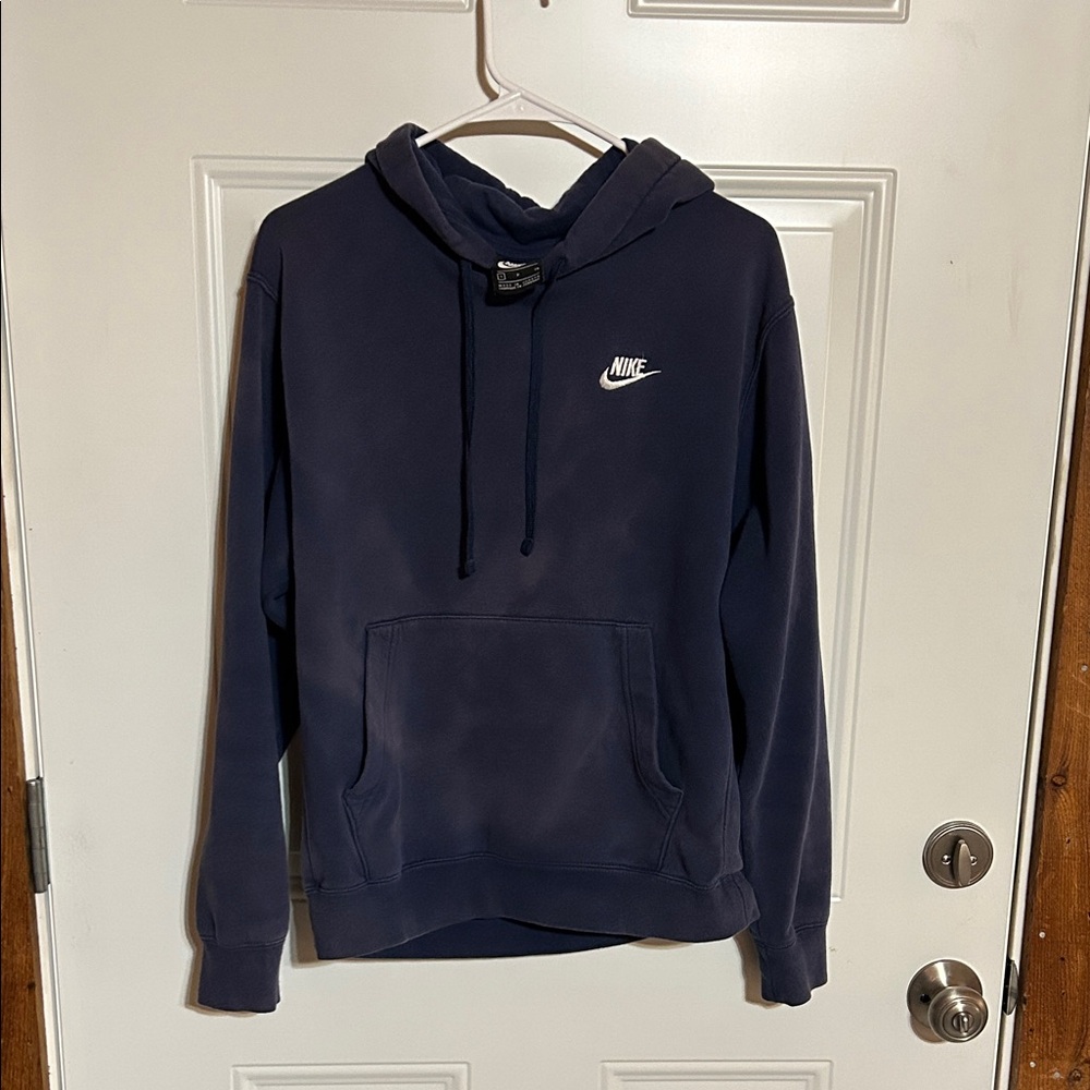 Nike Men's Dark Blue Pullover Hoodie